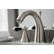 Kingston Brass KS2978PKL Duchess Widespread Bathroom Faucet W/ Brass Pop-Up, Nickel KS2978PKL - alternate 2